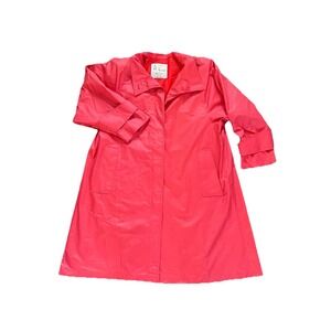 VTG LONDON FOG Maincoats Womens Size 12 P Coat Jacket Trench  Calibre Cloth Pink